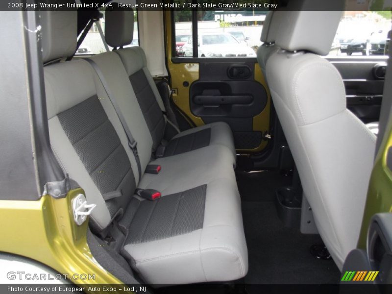 Rescue Green Metallic / Dark Slate Gray/Med Slate Gray 2008 Jeep Wrangler Unlimited X 4x4
