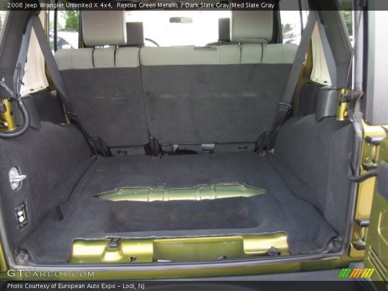 Rescue Green Metallic / Dark Slate Gray/Med Slate Gray 2008 Jeep Wrangler Unlimited X 4x4