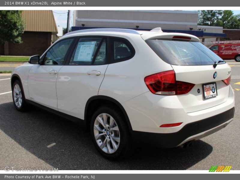 Alpine White / Black 2014 BMW X1 xDrive28i