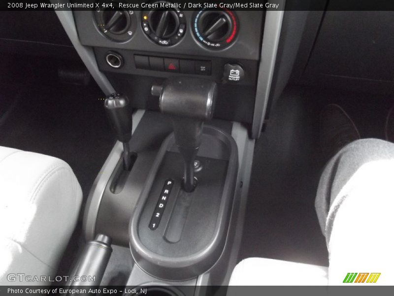 Rescue Green Metallic / Dark Slate Gray/Med Slate Gray 2008 Jeep Wrangler Unlimited X 4x4