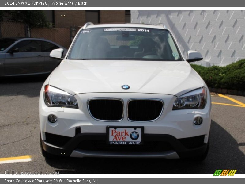 Alpine White / Black 2014 BMW X1 xDrive28i