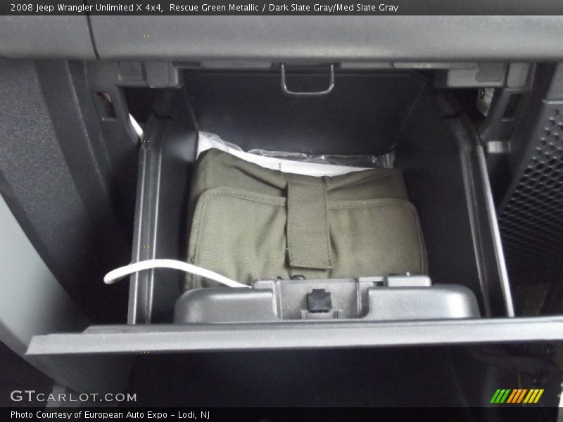 Rescue Green Metallic / Dark Slate Gray/Med Slate Gray 2008 Jeep Wrangler Unlimited X 4x4