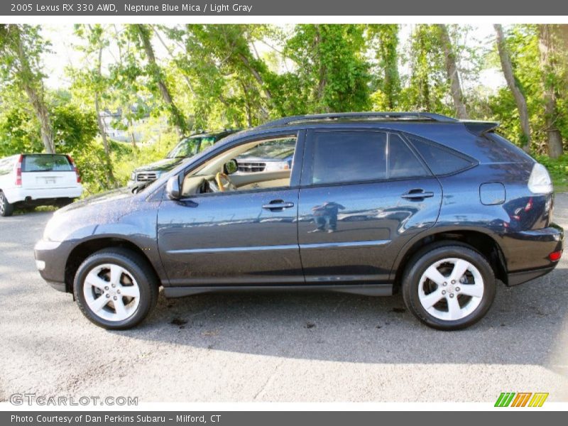 Neptune Blue Mica / Light Gray 2005 Lexus RX 330 AWD