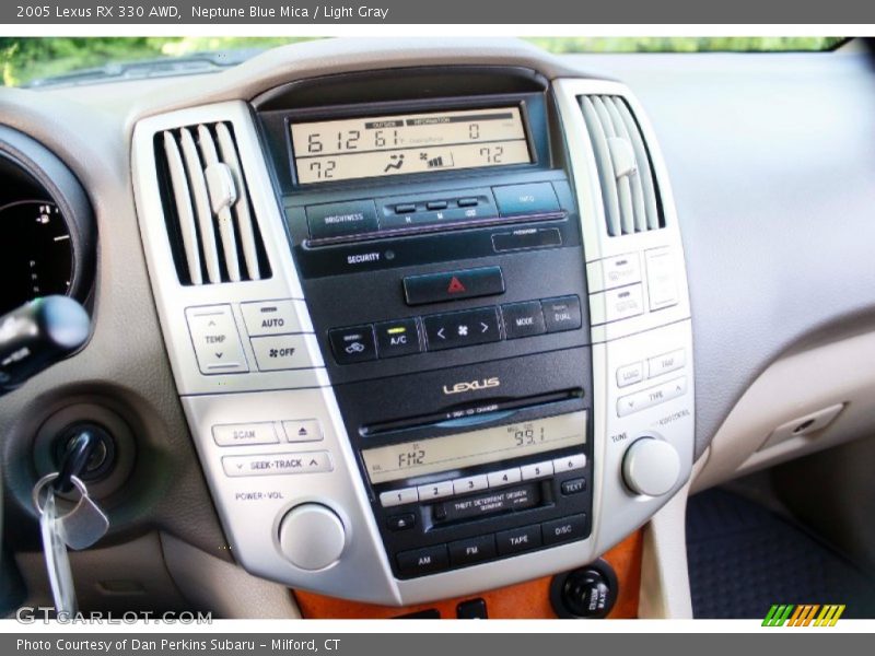 Neptune Blue Mica / Light Gray 2005 Lexus RX 330 AWD
