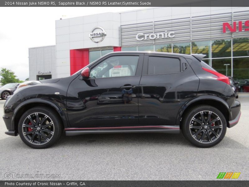 Sapphire Black / NISMO RS Leather/Synthetic Suede 2014 Nissan Juke NISMO RS