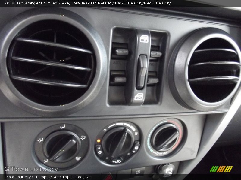 Rescue Green Metallic / Dark Slate Gray/Med Slate Gray 2008 Jeep Wrangler Unlimited X 4x4
