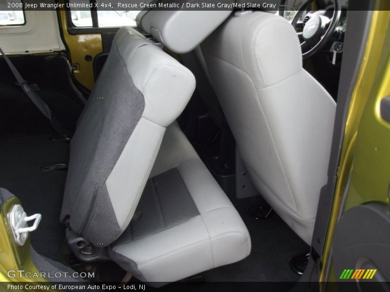 Rescue Green Metallic / Dark Slate Gray/Med Slate Gray 2008 Jeep Wrangler Unlimited X 4x4