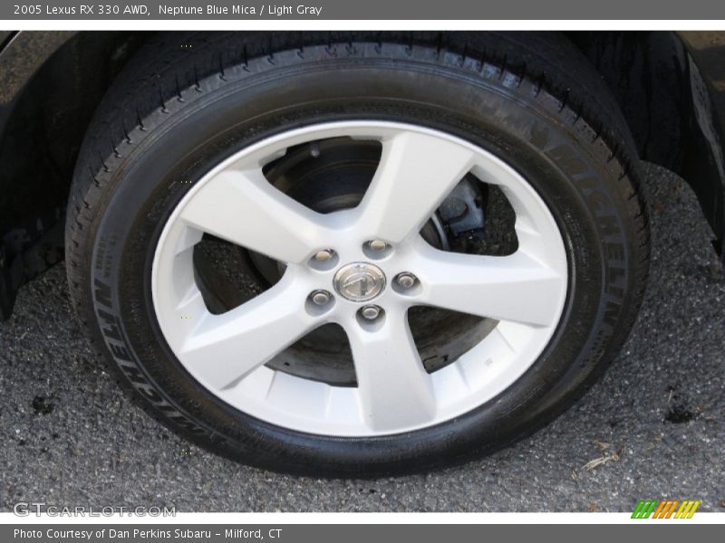 Neptune Blue Mica / Light Gray 2005 Lexus RX 330 AWD