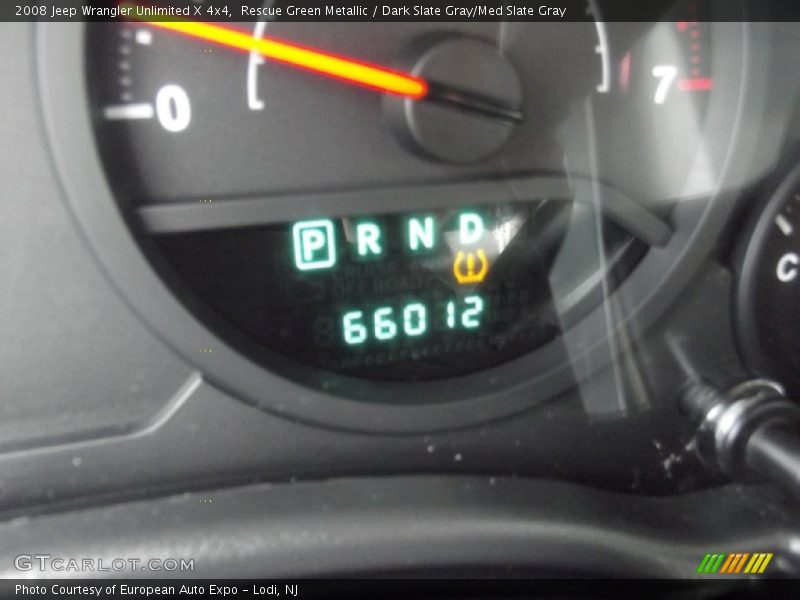 Rescue Green Metallic / Dark Slate Gray/Med Slate Gray 2008 Jeep Wrangler Unlimited X 4x4