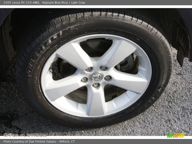 Neptune Blue Mica / Light Gray 2005 Lexus RX 330 AWD