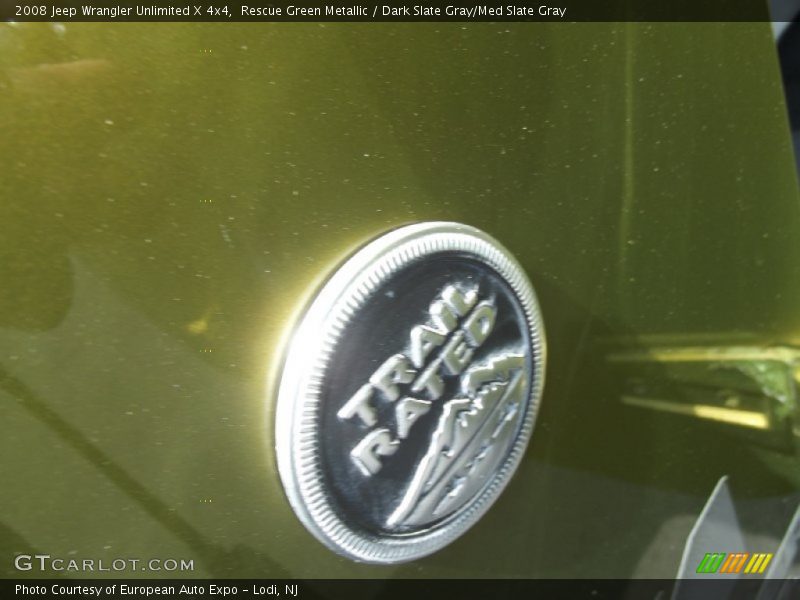 Rescue Green Metallic / Dark Slate Gray/Med Slate Gray 2008 Jeep Wrangler Unlimited X 4x4