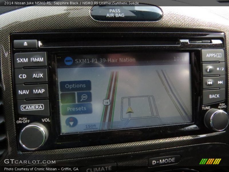 Navigation of 2014 Juke NISMO RS