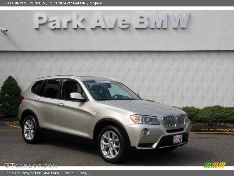 Mineral Silver Metallic / Mojave 2014 BMW X3 xDrive35i