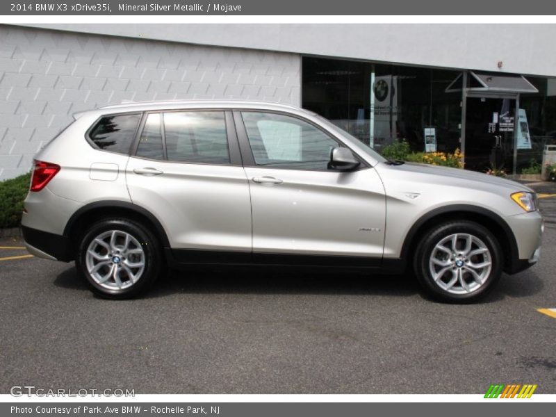 Mineral Silver Metallic / Mojave 2014 BMW X3 xDrive35i