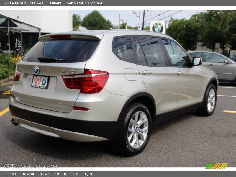 Mineral Silver Metallic / Mojave 2014 BMW X3 xDrive35i
