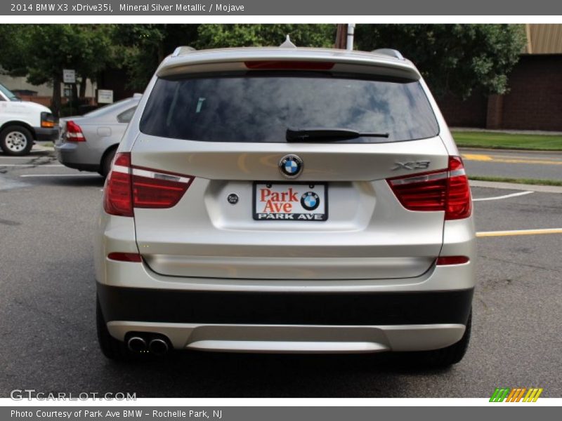 Mineral Silver Metallic / Mojave 2014 BMW X3 xDrive35i