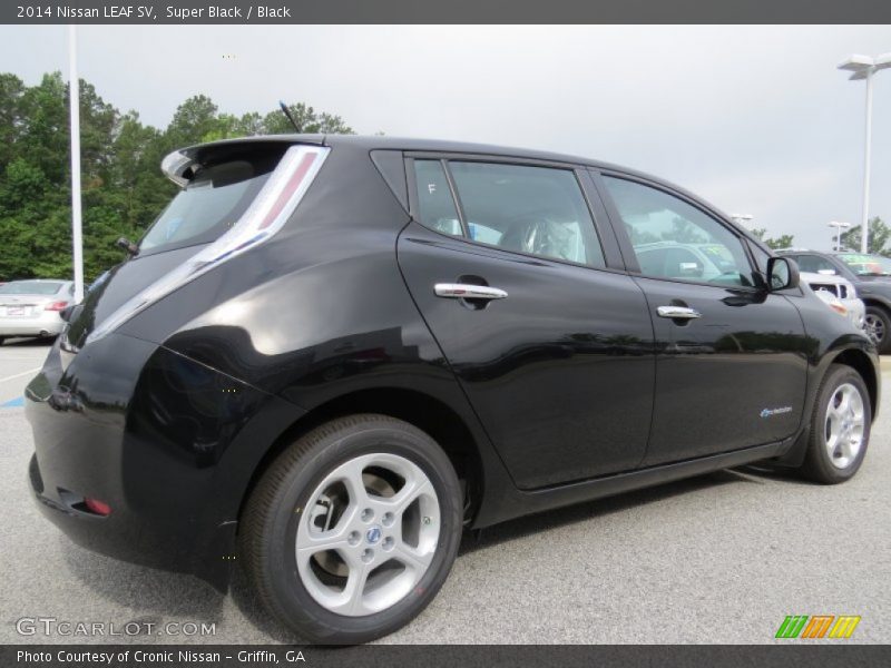 Super Black / Black 2014 Nissan LEAF SV