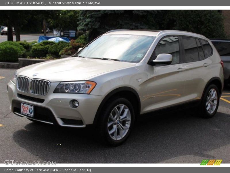 Mineral Silver Metallic / Mojave 2014 BMW X3 xDrive35i