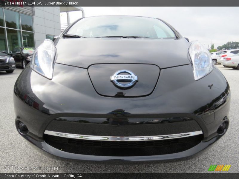 Super Black / Black 2014 Nissan LEAF SV