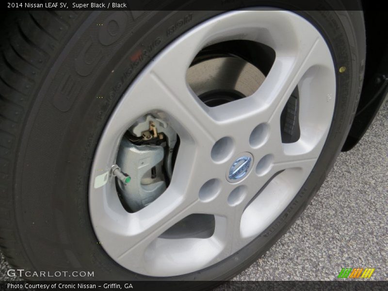 Super Black / Black 2014 Nissan LEAF SV