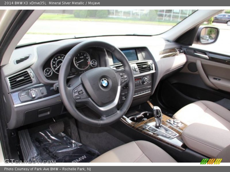 Mineral Silver Metallic / Mojave 2014 BMW X3 xDrive35i
