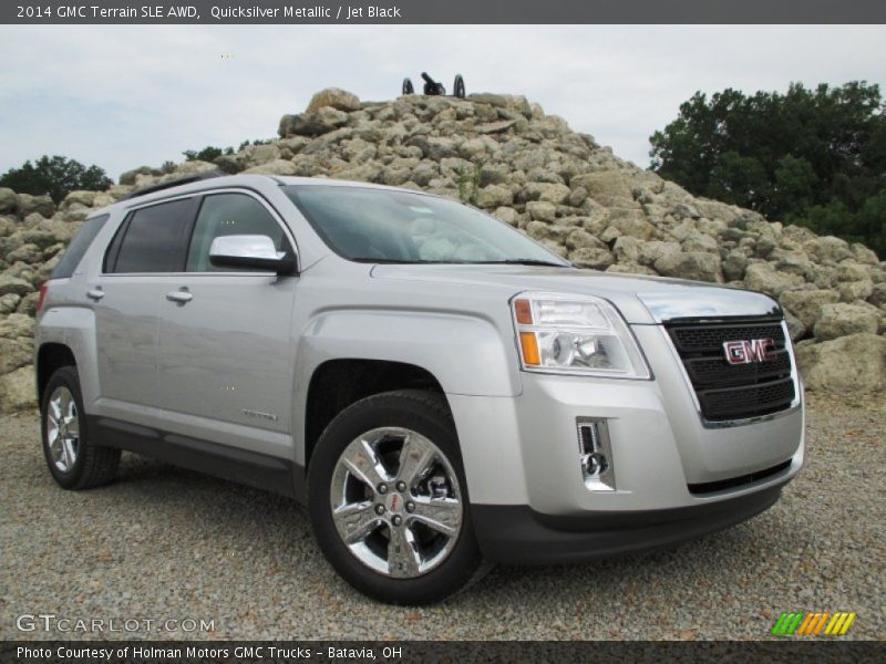 Quicksilver Metallic / Jet Black 2014 GMC Terrain SLE AWD