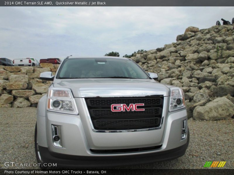 Quicksilver Metallic / Jet Black 2014 GMC Terrain SLE AWD