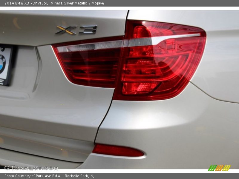 Mineral Silver Metallic / Mojave 2014 BMW X3 xDrive35i
