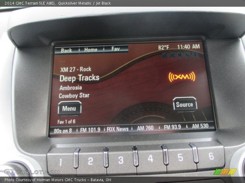 Quicksilver Metallic / Jet Black 2014 GMC Terrain SLE AWD