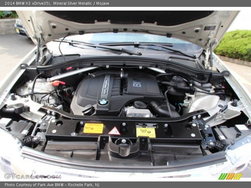 Mineral Silver Metallic / Mojave 2014 BMW X3 xDrive35i