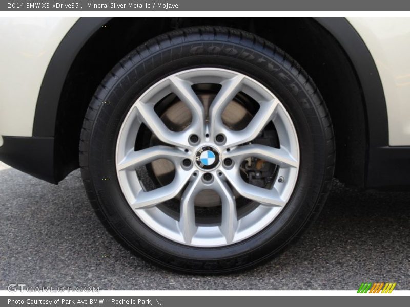 Mineral Silver Metallic / Mojave 2014 BMW X3 xDrive35i