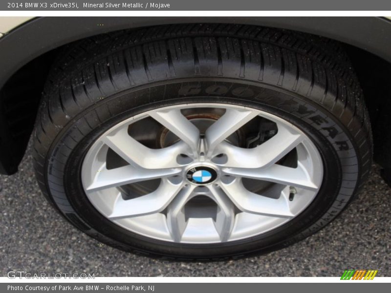 Mineral Silver Metallic / Mojave 2014 BMW X3 xDrive35i