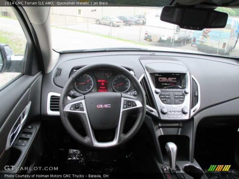 Quicksilver Metallic / Jet Black 2014 GMC Terrain SLE AWD