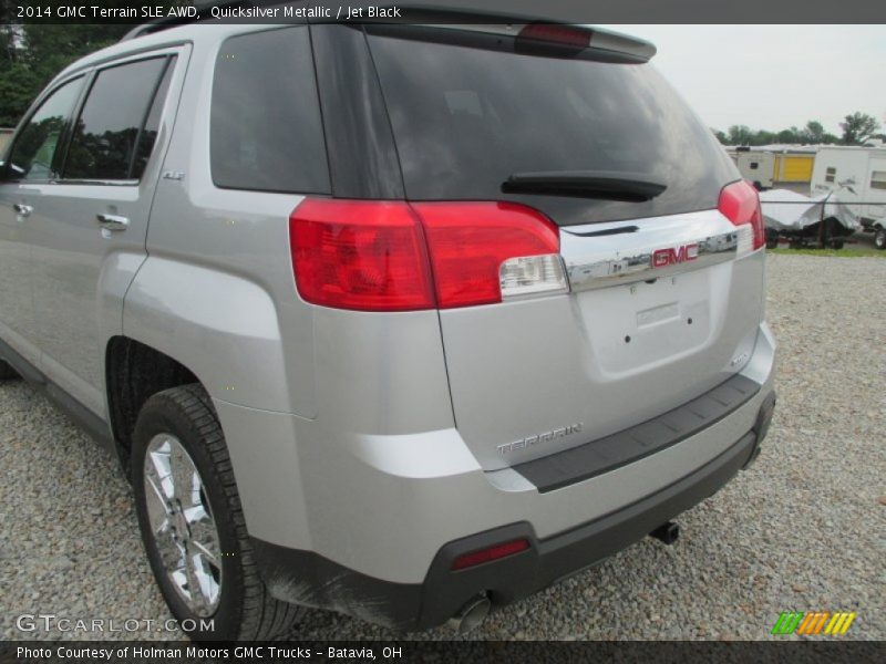 Quicksilver Metallic / Jet Black 2014 GMC Terrain SLE AWD