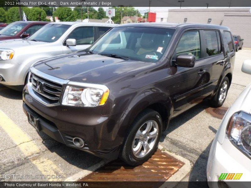 Front 3/4 View of 2012 Pilot EX-L 4WD