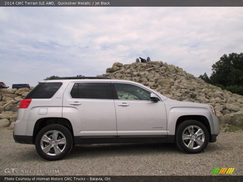 Quicksilver Metallic / Jet Black 2014 GMC Terrain SLE AWD