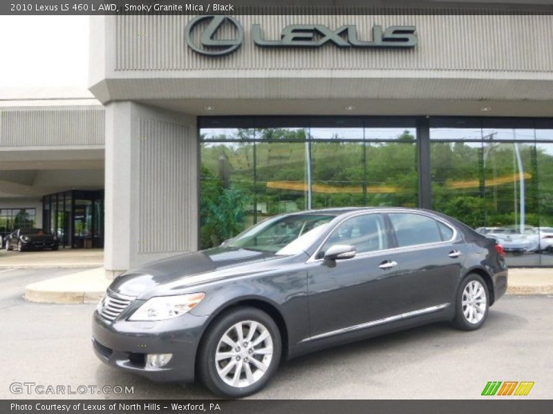 Smoky Granite Mica / Black 2010 Lexus LS 460 L AWD