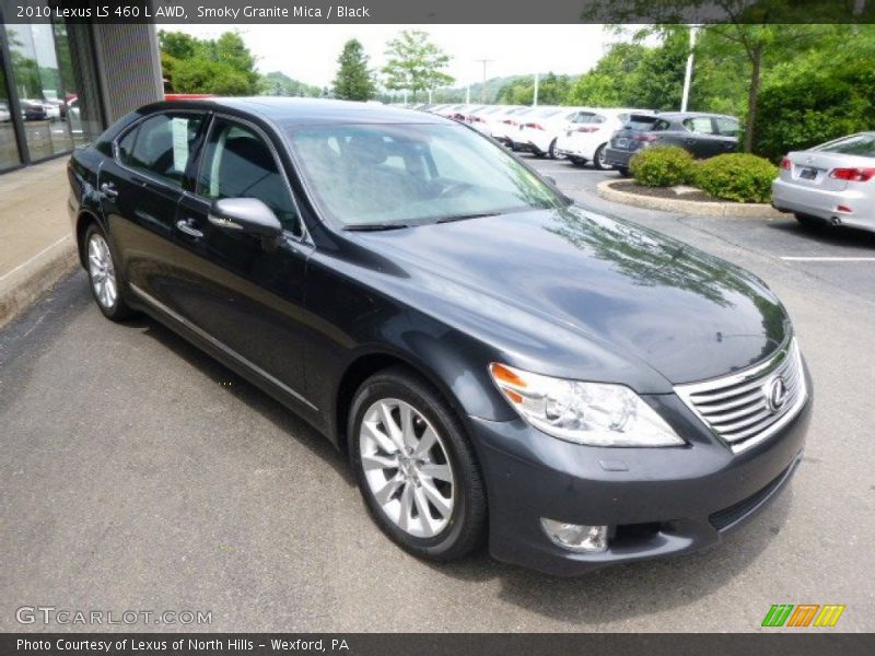 Smoky Granite Mica / Black 2010 Lexus LS 460 L AWD