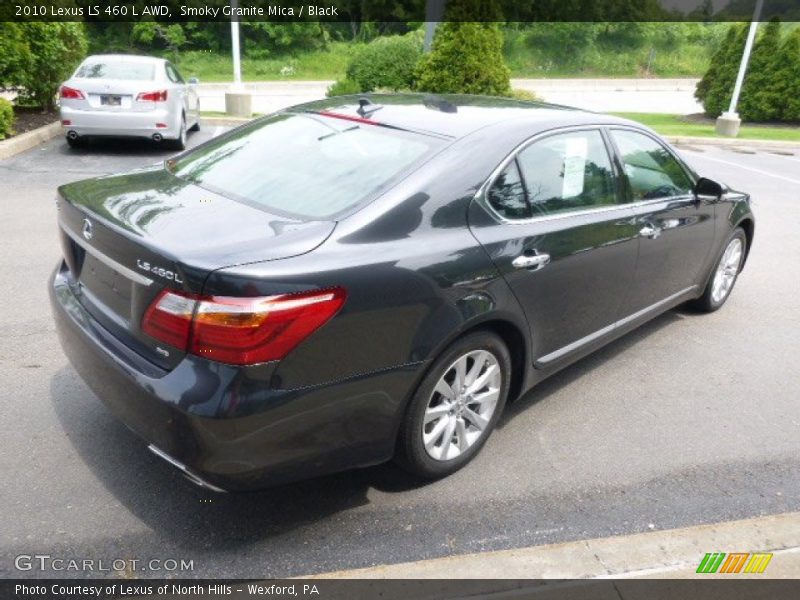 Smoky Granite Mica / Black 2010 Lexus LS 460 L AWD