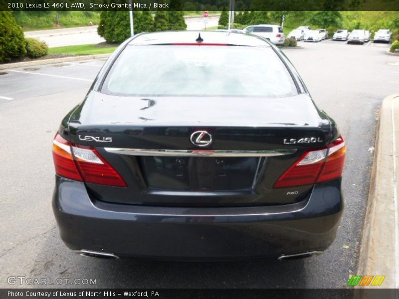 Smoky Granite Mica / Black 2010 Lexus LS 460 L AWD