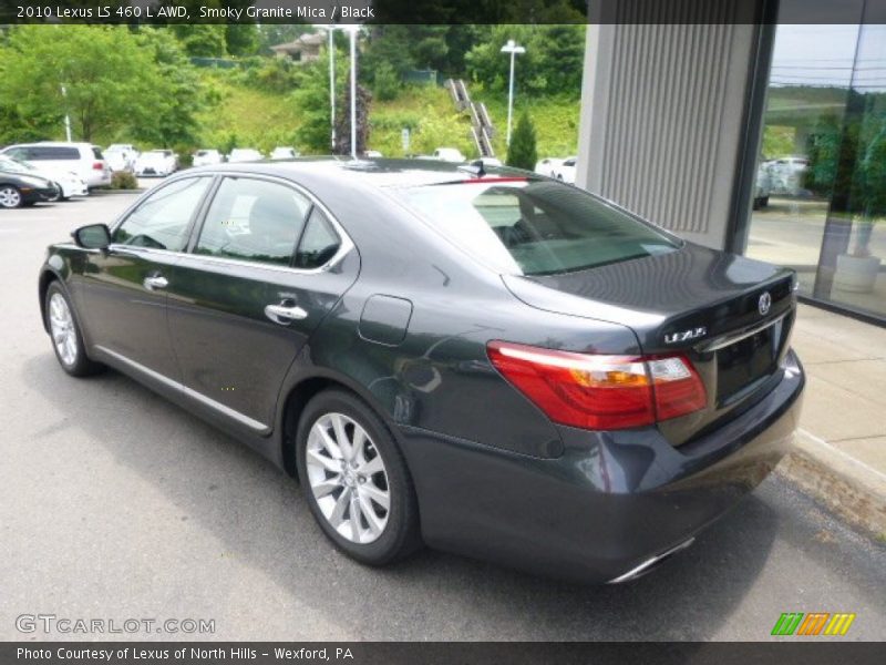 Smoky Granite Mica / Black 2010 Lexus LS 460 L AWD