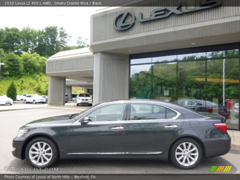 Smoky Granite Mica / Black 2010 Lexus LS 460 L AWD