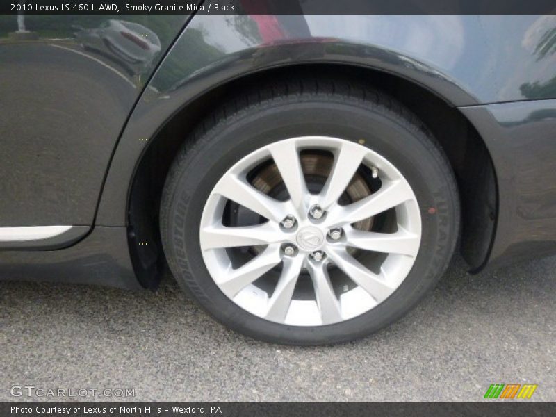 Smoky Granite Mica / Black 2010 Lexus LS 460 L AWD