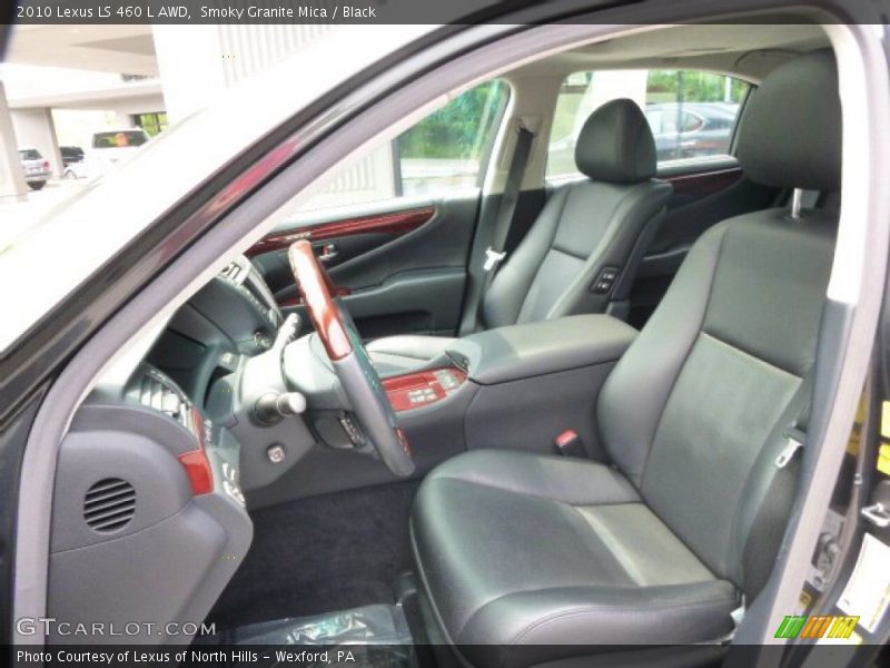 Smoky Granite Mica / Black 2010 Lexus LS 460 L AWD