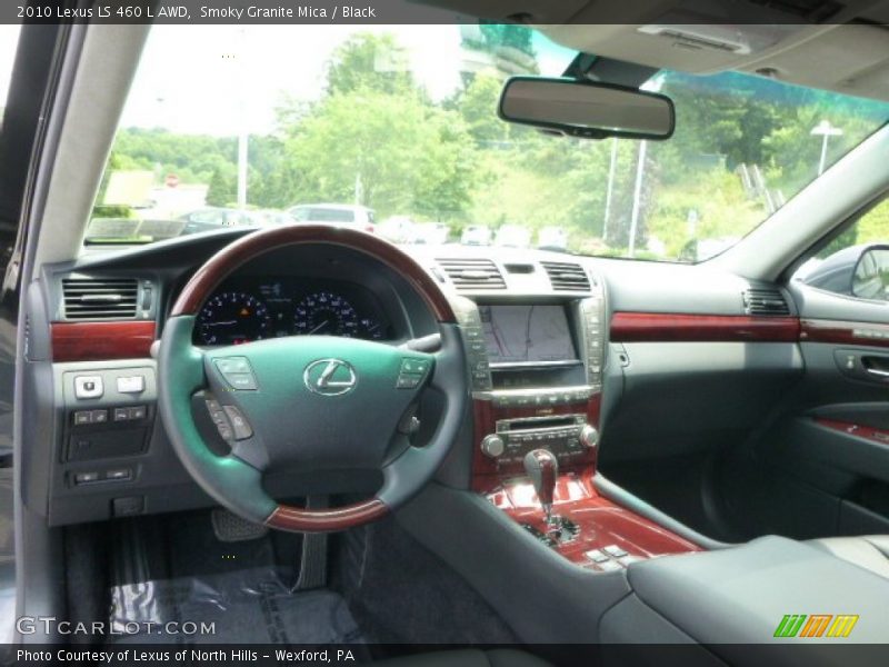 Smoky Granite Mica / Black 2010 Lexus LS 460 L AWD