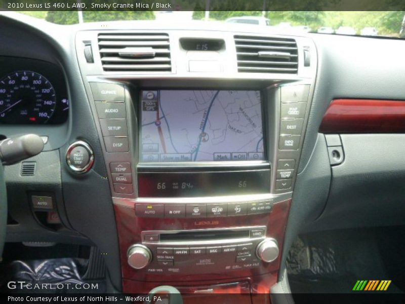 Smoky Granite Mica / Black 2010 Lexus LS 460 L AWD
