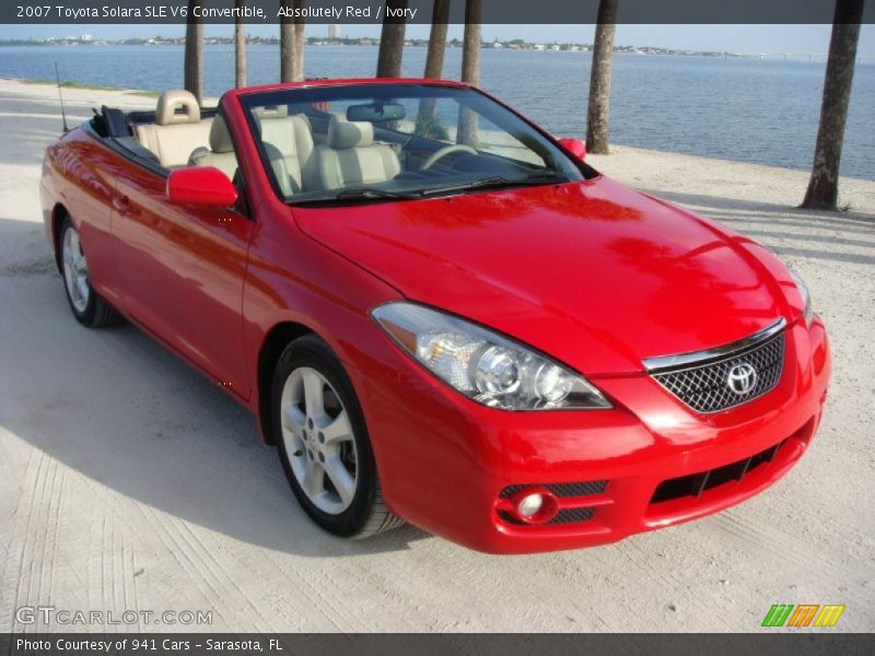 Front 3/4 View of 2007 Solara SLE V6 Convertible