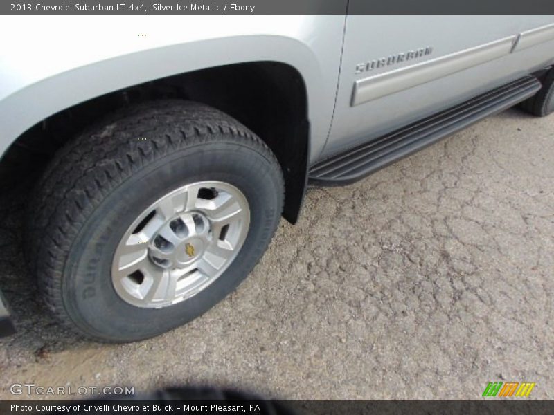 Silver Ice Metallic / Ebony 2013 Chevrolet Suburban LT 4x4