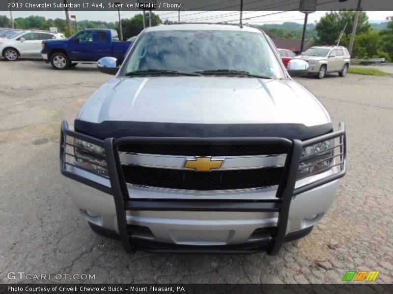 Silver Ice Metallic / Ebony 2013 Chevrolet Suburban LT 4x4