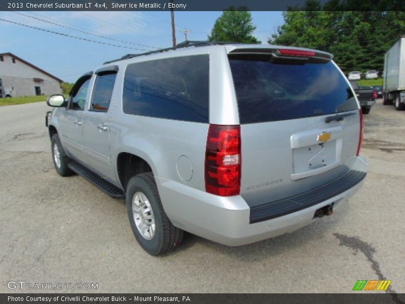 Silver Ice Metallic / Ebony 2013 Chevrolet Suburban LT 4x4